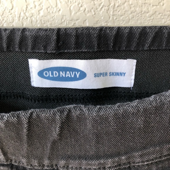 Old Navy super skinny pull on jeans 18 black - Picture 3 of 5